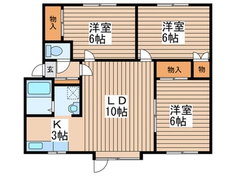 間取図 クリスタルコ－ト