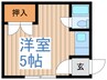 北２４条駅ハウス 1Rの間取り