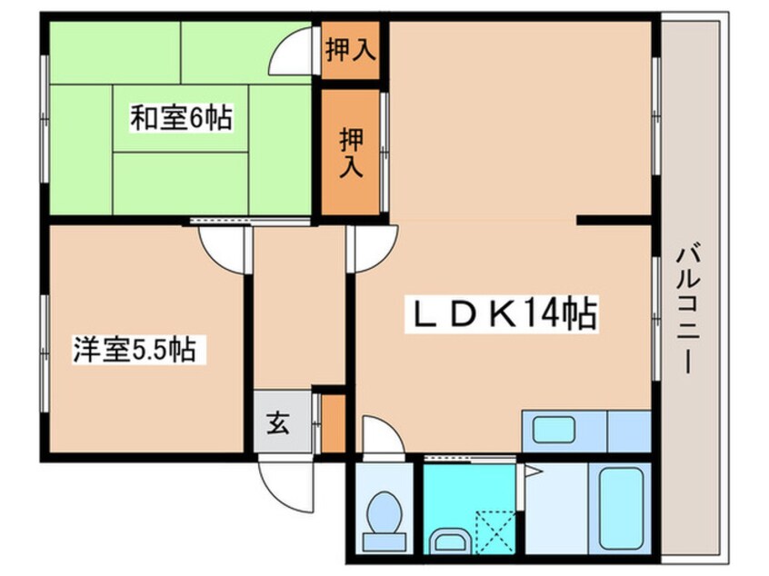 間取図 第２粕谷マンション