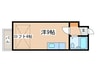 第７ＡＭＳ円山 1Rの間取り