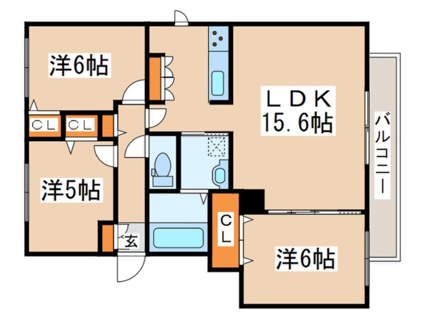 間取図 プレジール