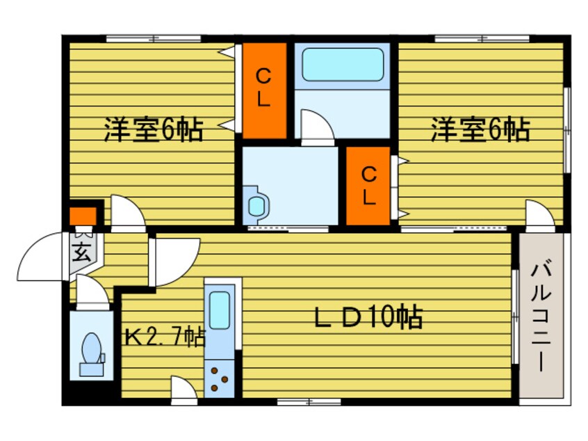 間取図 ＥＳＰＥＲＡＮＺＡ