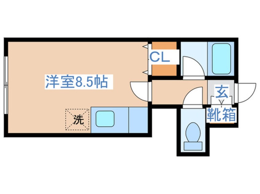 間取図 ＬＡＦＯＲＥＴ６２