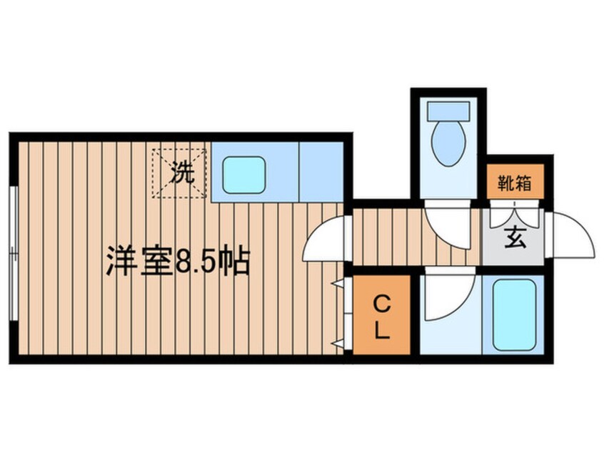 間取図 ＬＡＦＯＲＥＴ６２