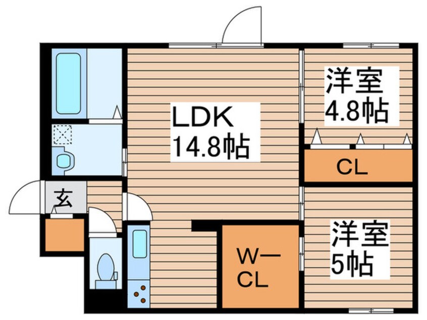 間取図 ブルーイング本町