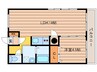 臣正 1LDKの間取り