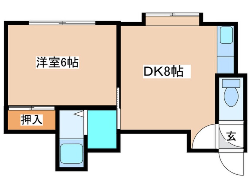 間取図 第6ベルハイム