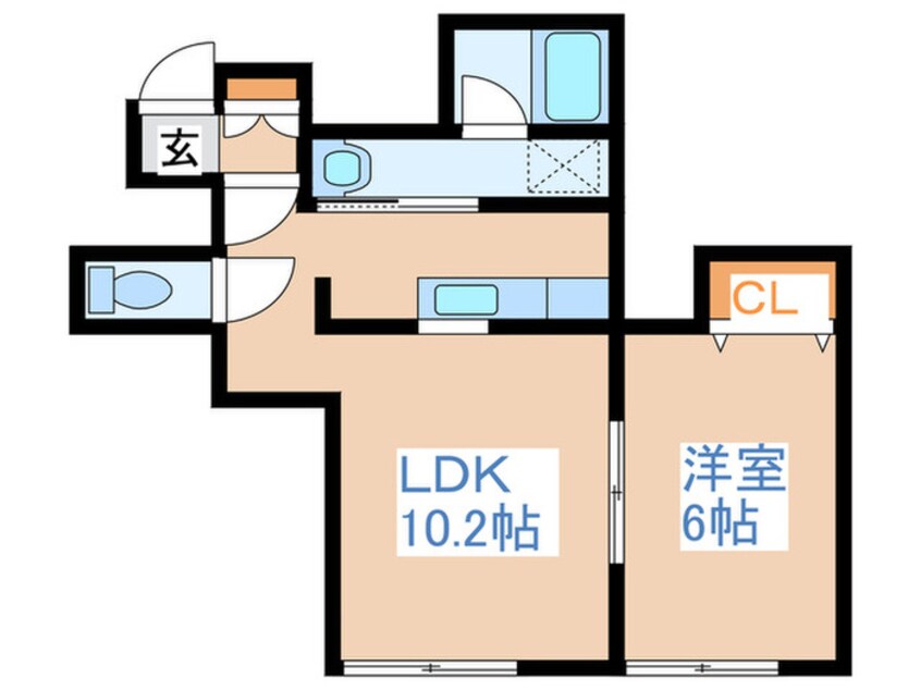 間取図 モンレーヴⅤ