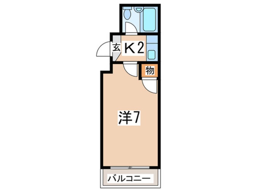 間取図 フロンティア北一条