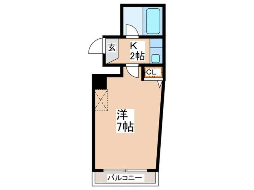 間取図 フロンティア北一条