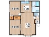 マンション和光 2LDKの間取り