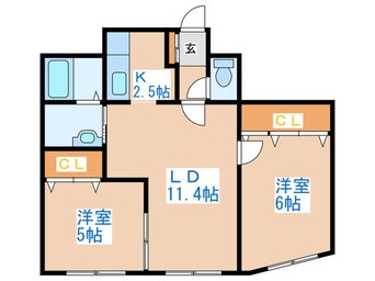 間取図 COLORE KOTONI