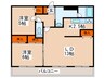マック福住ホームズ(106) 2LDKの間取り