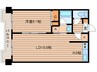 グランカーサ南９条 1LDKの間取り