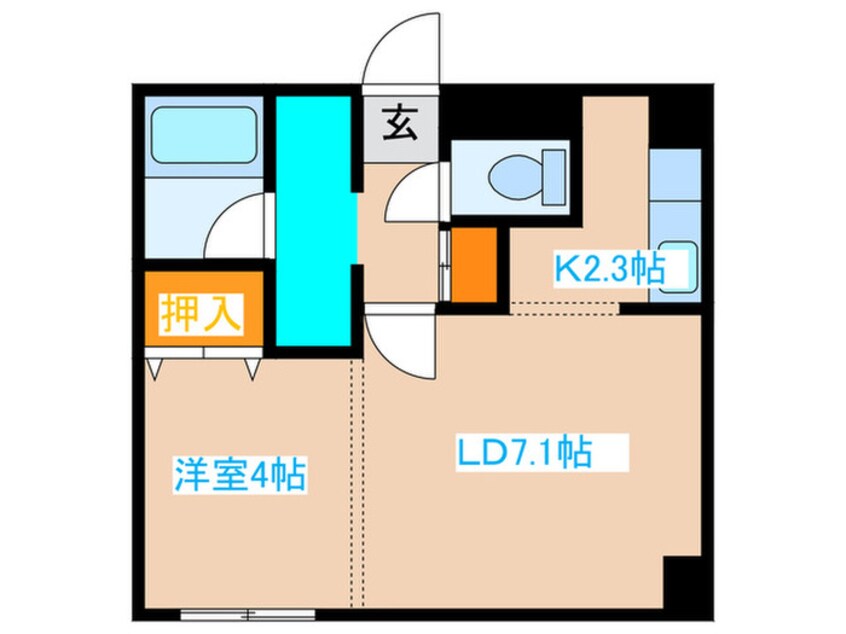 間取図 ＬＥＥ苗穂駅前ビル