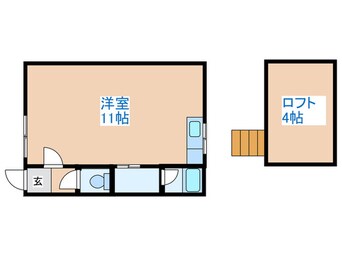 間取図 フラットU