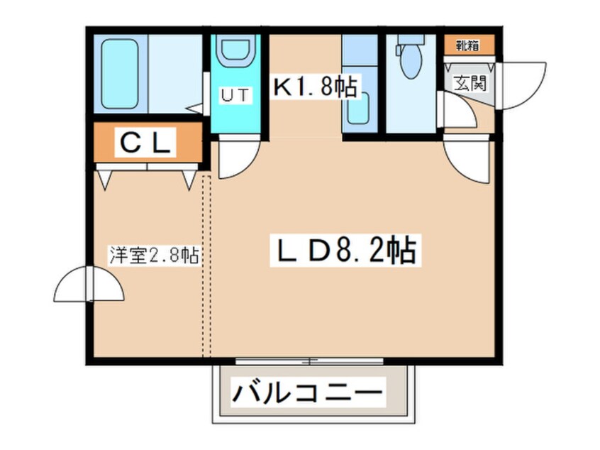 間取図 グランメ－ル南郷