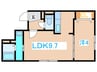 ＡＬＰＨＡ本郷通Ⅱ 1LDKの間取り