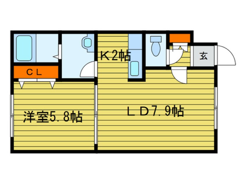 間取図 ウイング北14条