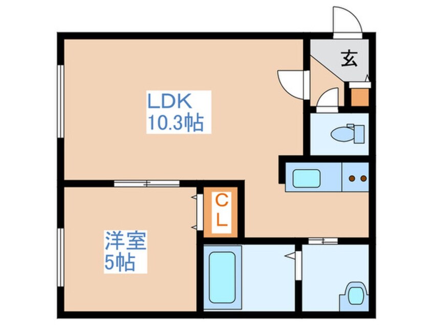 間取図 ノースポインツ澄川