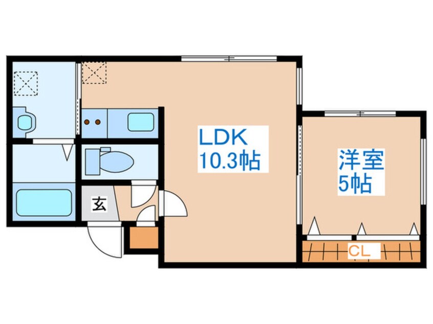 間取図 ノースポインツ澄川