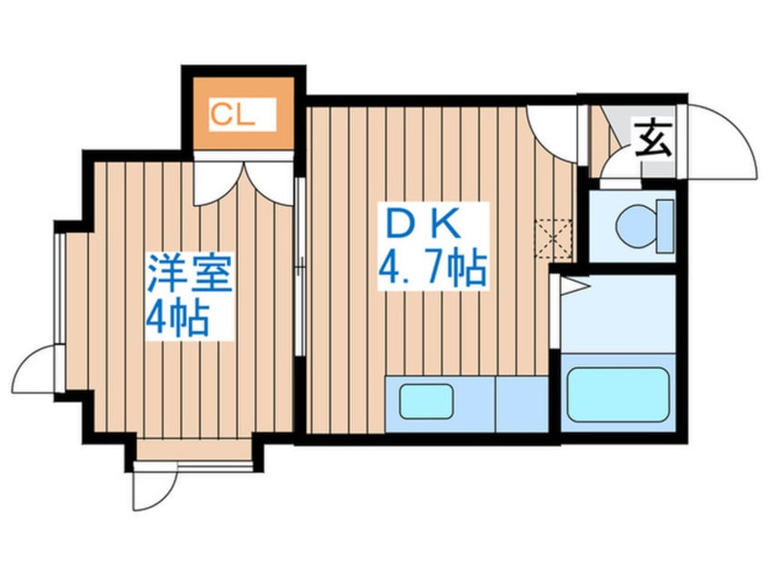 間取図 メゾン・ド・ソレイユ