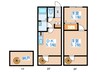 CASA山の手ｸﾞﾗﾝﾃﾞWESTｺｰﾄ 2DKの間取り
