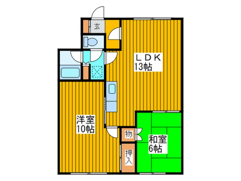 間取図 ＮＯ.４ミユキマンション