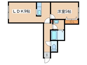 間取図 ドリ－ムハウス月寒