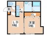 ドリ－ムハウス月寒 1LDKの間取り