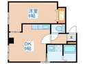 メテオール琴似の間取図