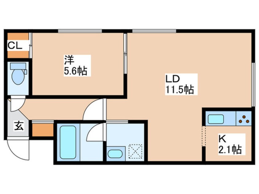 間取図 ibiza北円山