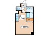 マッシモ北3条 1Kの間取り