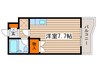 北四条レジデンス 1Rの間取り