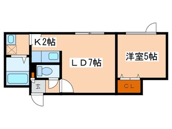 間取図 プレザント篠路