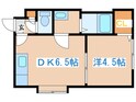 カステル八軒の間取図