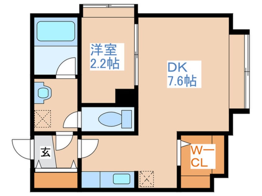 間取図 Ｍｔｒｉａ学園前