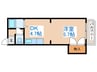 ＥＸＣＥＬＬⅡ 1DKの間取り