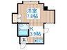 ソシエ山鼻 1Kの間取り