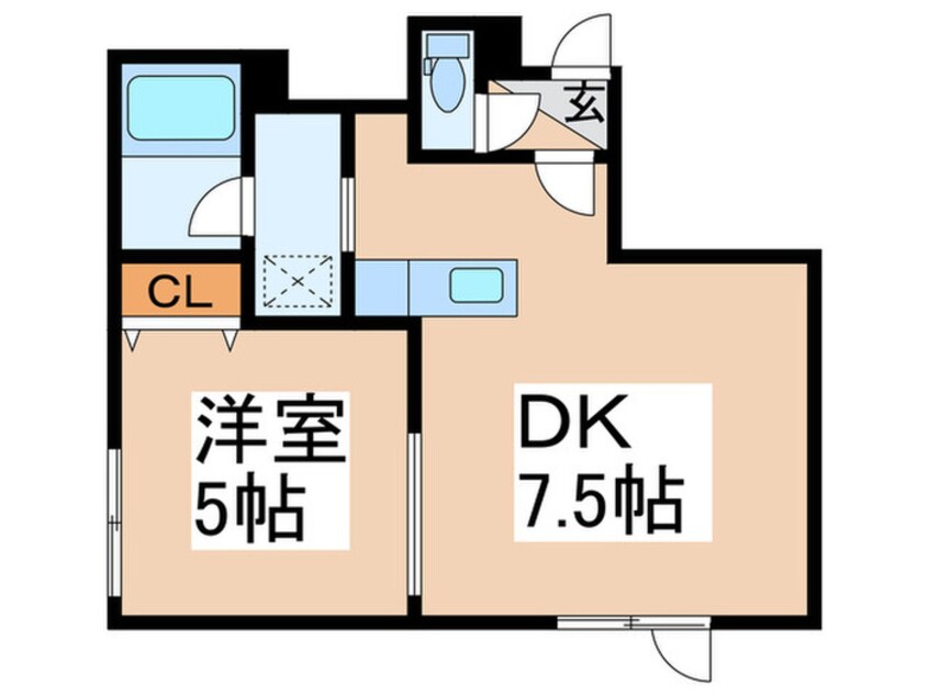間取図 フォレスト南１０条壱番館