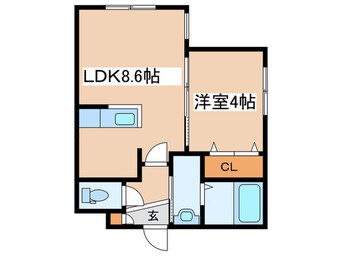 間取図 Alegria月寒中央