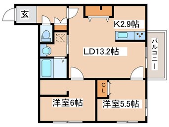 間取図 チリエージョノルド