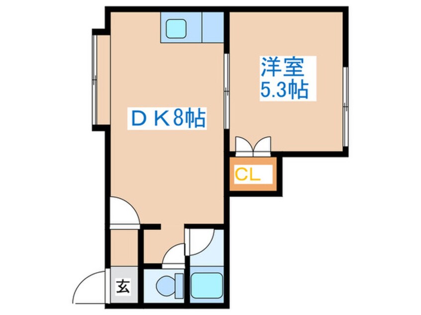 間取図 ライラック発寒