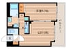 ルラシオン北７条 1LDKの間取り