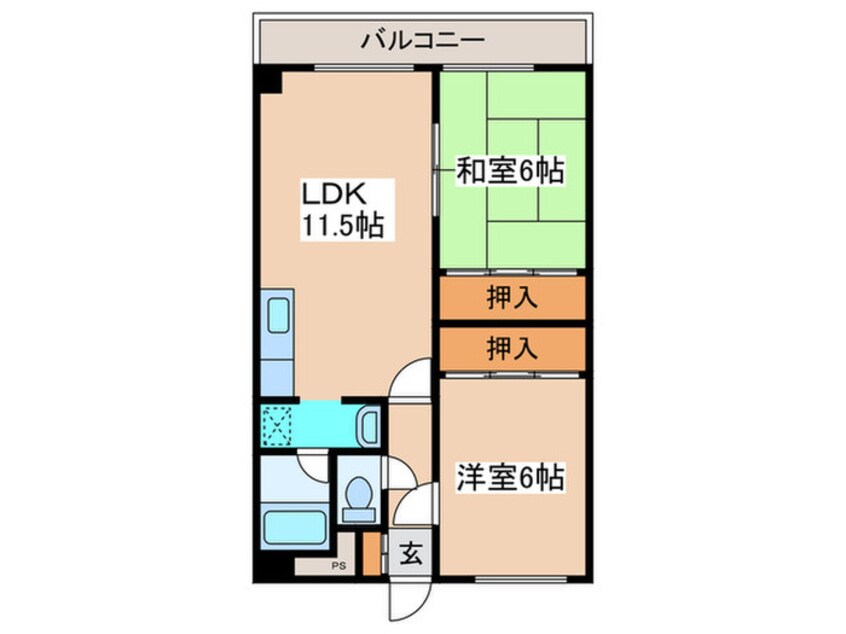 間取図 ハウス楡