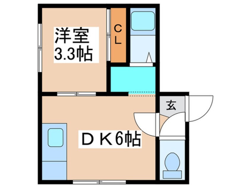 間取図 ゾンネブルーメⅡ