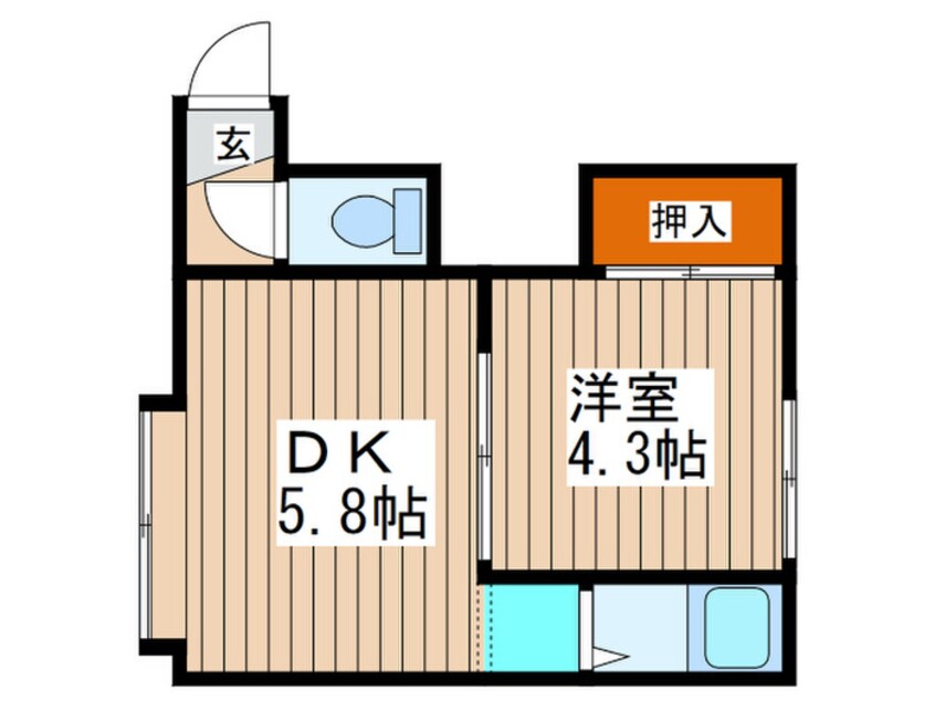 間取図 ゾンネブルーメⅡ