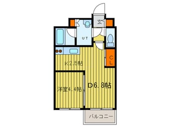間取図 セントポ－リアｆｌａｎｃ