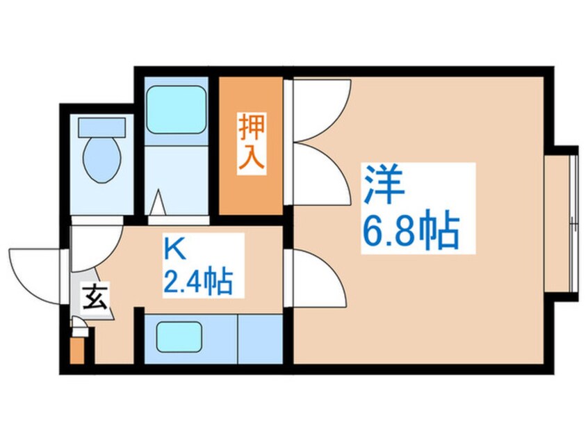 間取図 ナディアサウスウエスト