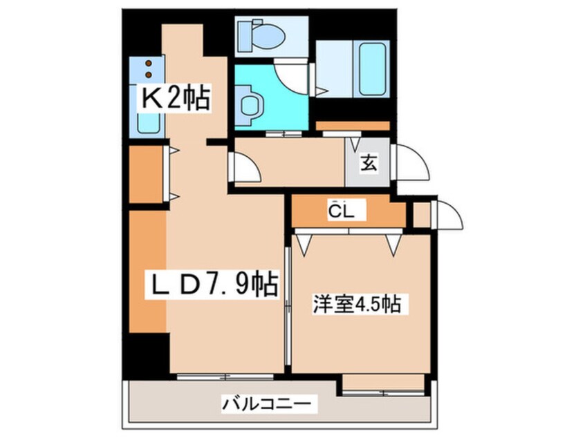 間取図 ピュア東彩館